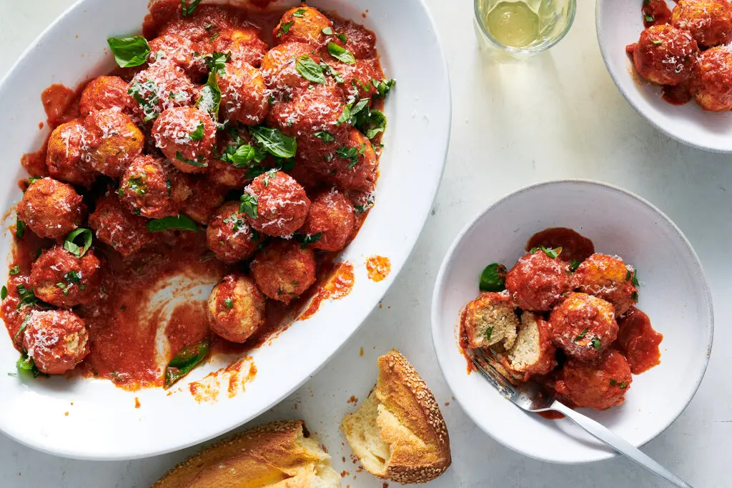 Ricotta Polpette in Tomato Sauce