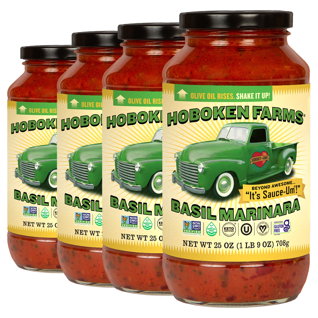 Hoboken Farms Basil Marinara Sauce 4 Pack