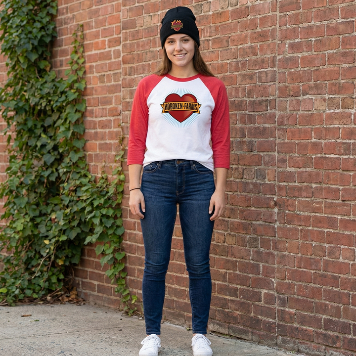 Heart of Hoboken' Baseball T-Shirt