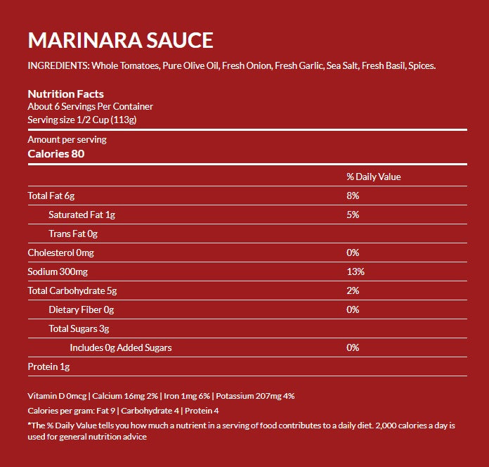 Hoboken Farms Marinara Sauce 4 Pack